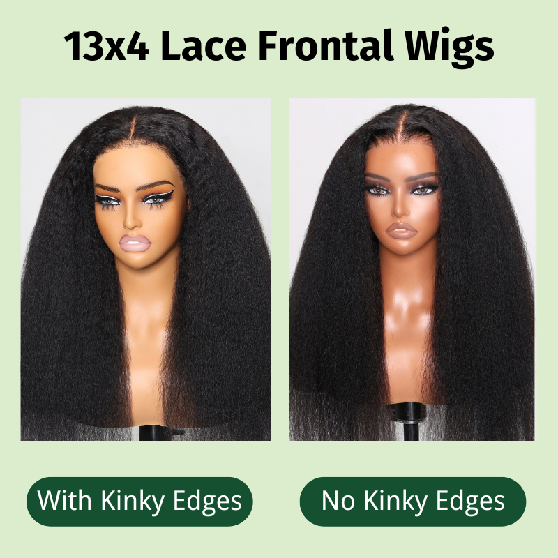 $100 OFF | Code: SAVE100 4c Kinky Curly 13x4 Lace Front Wig