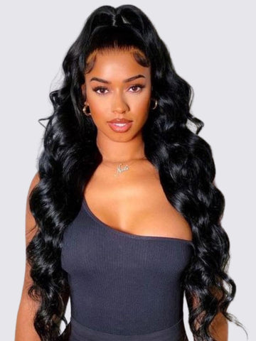 Klaiyi 5x5 HD Lace Closure Body Wave Transparent Lace Closure Invisible Knots Virgin Human Hair Closure