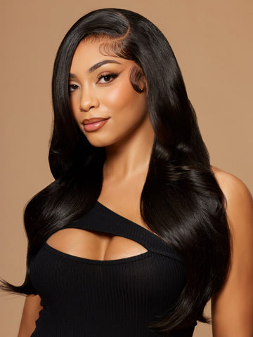 Klaiyi Body Wave Lace Frontal Closure Deals, 13*4 Ear to Ear, Free Part, 100% Virgin Human Hair