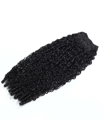 Klaiyi Burmese Curly Human Hair Bundle With Twist Out Ends 1/3/4 Bundles Flash Sale