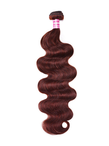 Klaiyi Body Wave Auburn Copper Brown Color Human Hair 3 or 4 Bundles Deals