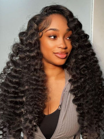 Klaiyi Loose Wave Virgin Hair Weave 2/3 Bundles Deals Unprocessed Human Hair Extensions Flash Sale