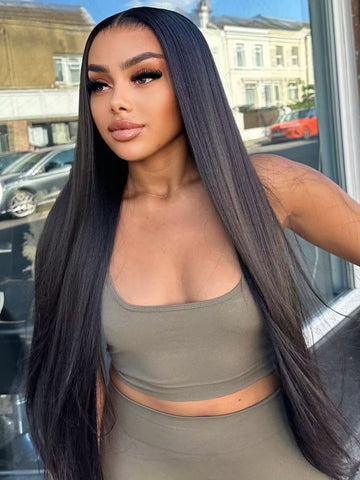 Klaiyi 2 or 3 Bundles Brazilian Straight Virgin Human Hair 100% Unprocessed Virgin Human Hair Extension Flash Sale