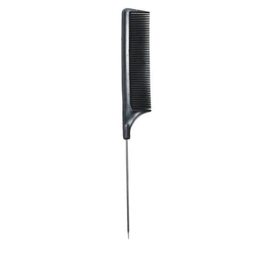 Peine de Cuidado del Cabello Antiestático Con Dientes Gruesos y Finos Juego Negro Para Cabello Rizado y Liso Húmedo y Seco | Regalo Especial
