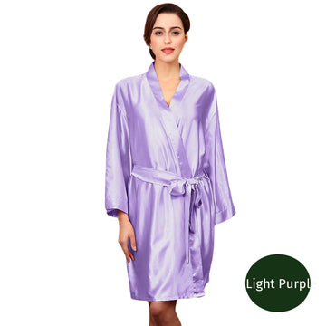 Exclusivo para Nuevos Usuarios Robe de Seda Lujosa Ropa de Noche Sexy Múltiples Colores Disponibles | Regalo Especial