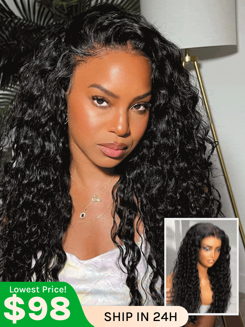 KK 22”  BLACK GLUE-LESS NATURAL WAVE WIG *NWT* ? Amazon.com : 22 Inch Body Wave Lace Front Wigs Human Hair  main image 4