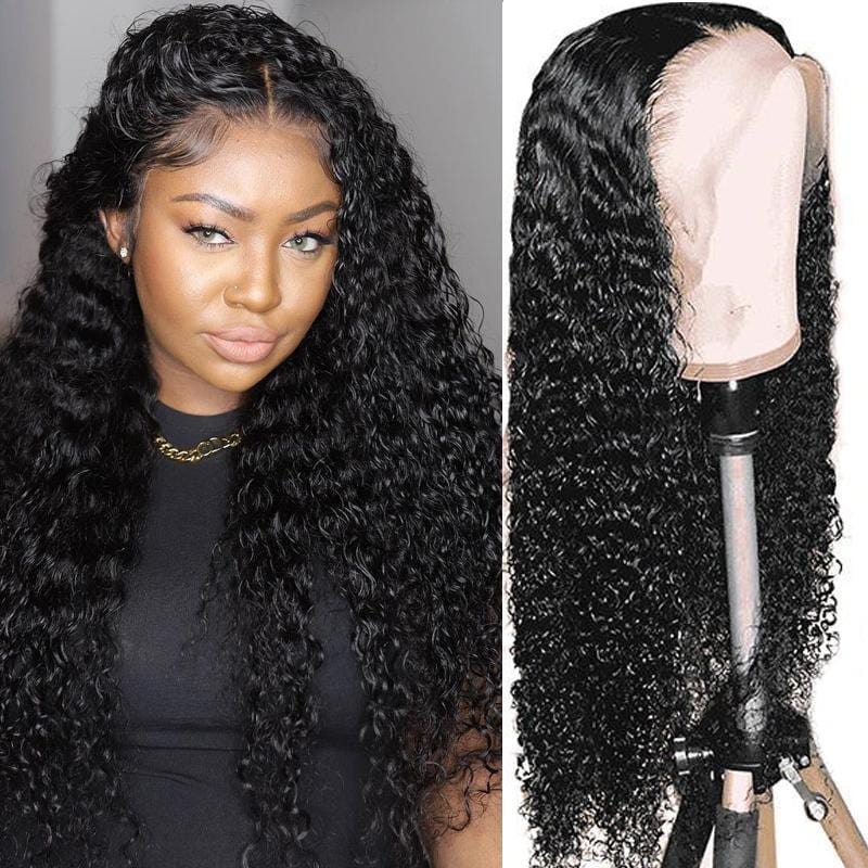 Full Jerry Curly 13*4 Lace Front Wig