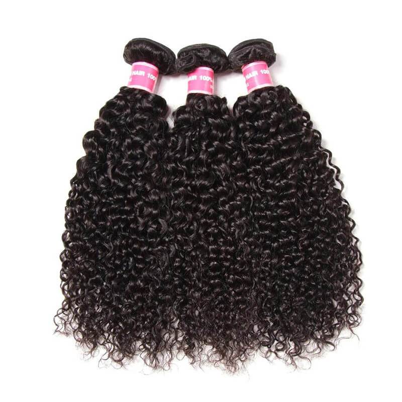 Klaiyi Curly Virgin Hair 1 bundle Unprocessed Human Hair Extensions, Jerry Curly Hair Style