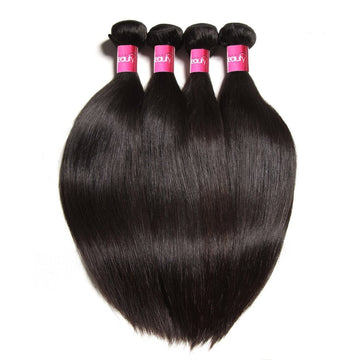 Klaiyi Malaysian Hair Unprocessed Straight Virgin Human Hair Weft 4pcs/pack