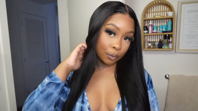 7x5 No Slip Wig Yaki Straight Reviews From DOLL FACE LYRIC