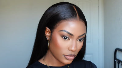 13×4 Lace Frontal Ombre Chestnut Brown Yaki Straight Wig – Reviews From Mufidah Mukhtar