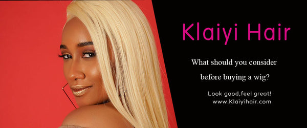 What should you consider before buying a wig?