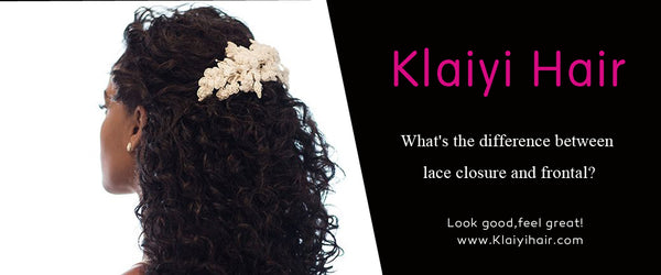 What's the difference between lace closure and frontal?