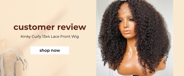 4c hair kinky curly wig customer review - Klaiyi Hair