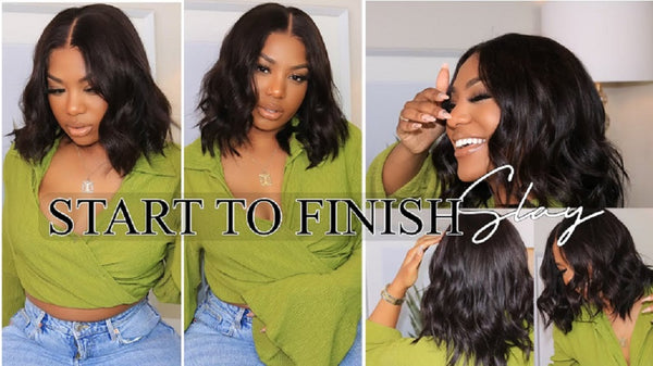 How To Put On A Glueless Lace Frontal Wig