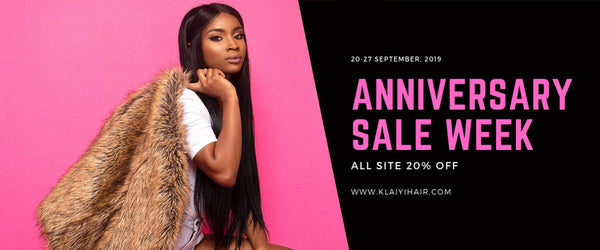 Klaiyi Hair Anniversary Mega Sale：Up to 24% Off