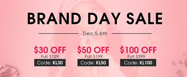 Klaiyi Hair Brand Day Sale