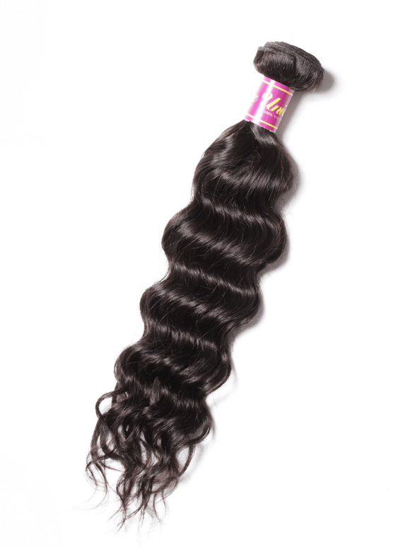 Klaiyi Hair Malaysian Natural Wave Virgin Human Hair Bundles 4 Pieces/pack Natural Color