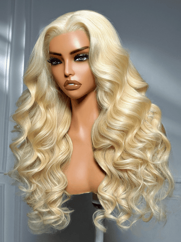 Member Day VIP Special 200% Density 360 Full Lace Blonde Body Wave Wig Super Sale 100% Human Hair Wig Limited Stock