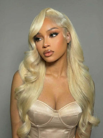 Member Day VIP Special 200% Density 360 Full Lace Blonde Body Wave Wig Super Sale 100% Human Hair Wig Limited Stock