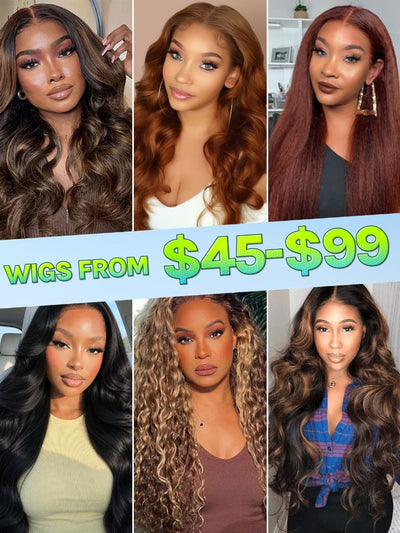 Wigs From $45-$99 | Klaiyi Midweek Special Offer Mega Sale Fast Shipping Flash Sale