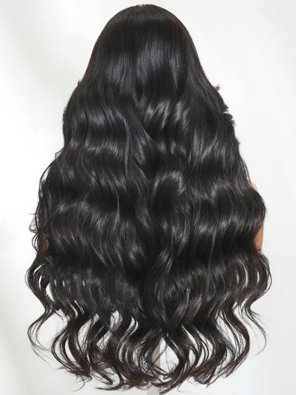Klaiyi Luxury Quality 13x4 HD Lace Frontal Wig 200%/250% Density Available in Silk Straight / Body Wave / Water Wave Styles 15A Raw Human Hair