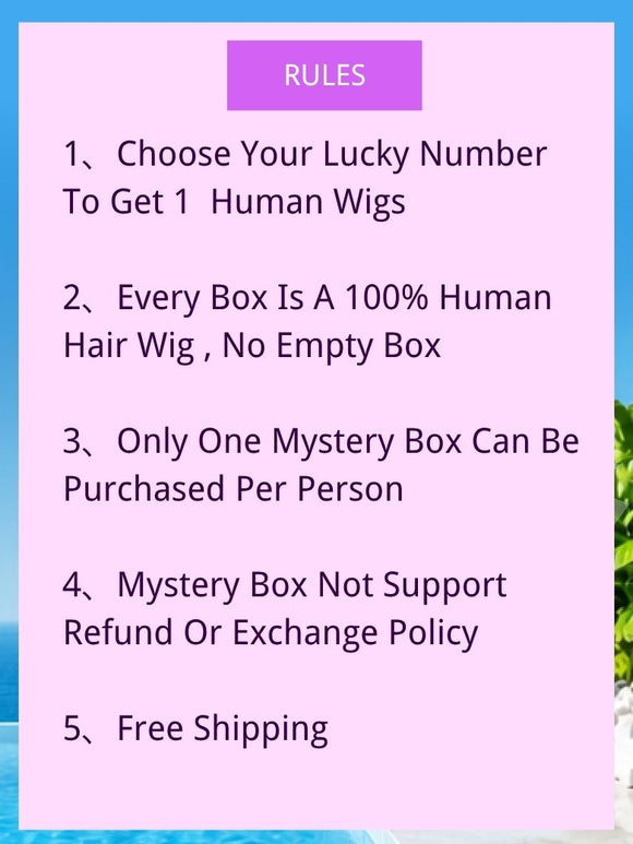 Klaiyi Mystery Box à seulement 69 $ ! Gagnez une perruque 24" 13x4 pré-emballée d'une valeur de 259 $ ! Vente flash