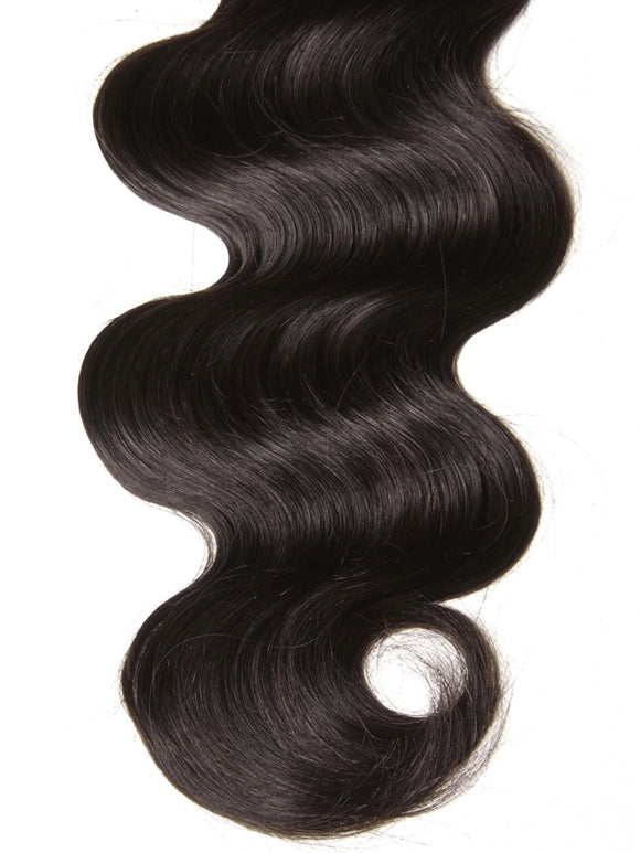 Klaiyi Hair Body Wave Virgin Human Hair 3 Bundles with 4x4 Lace Closure Pre Plucked