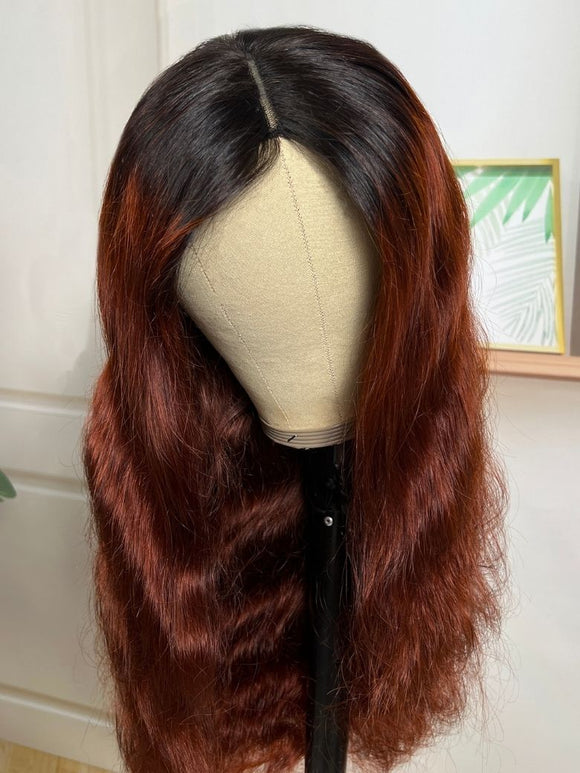 Perruque Klaiyi 7x5 sans colle, effet ondulé, boucles birmanes, pointes pré-coiffées torsadées et enroulées aux doigts, facile à poser, en cheveux humains naturels et sans colle. 