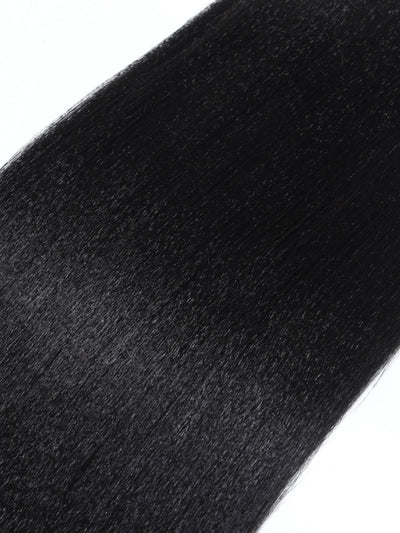 Klaiyi Light Yaki Straight Human Hair Bundles Most Natural Yaki Weave 2/3/4 Bundles/Pack