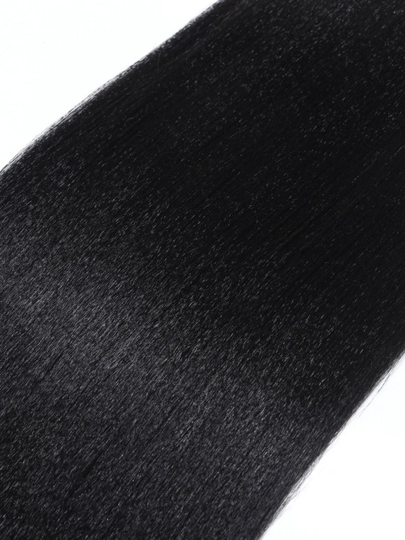 Extensions Klaiyi Light Yaki lisses en cheveux humains, tissage Yaki ultra naturel, 2/3/4 paquets