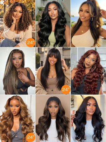 Klaiyi Mystery Box Only $59  Win 24" 13x4 Lace Front Wig Valued $259 Flash Sale