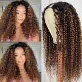 50% OFF | Jerry Curly U Part Wig Real Scalp Great Protective Flash Sale