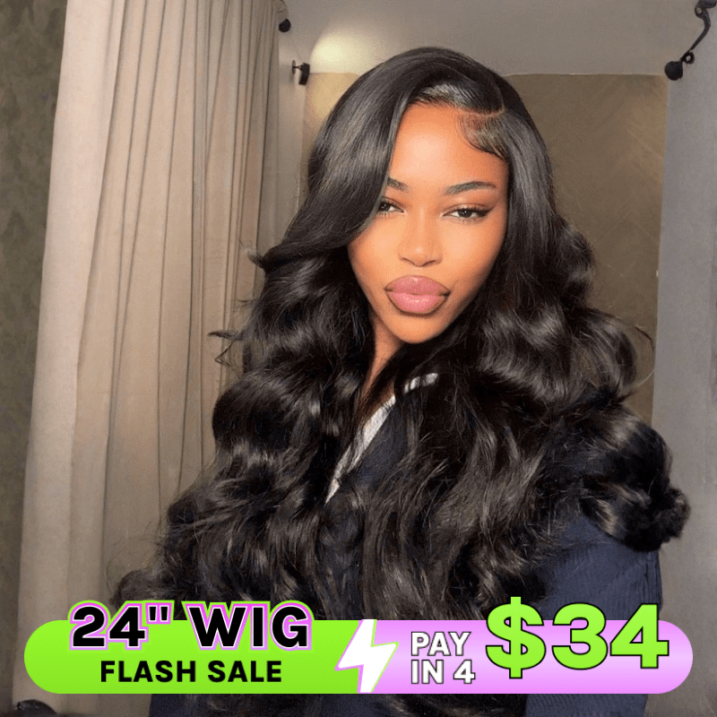 Flash Sale 24''-26''Wigs Pay In 4: $34 Included Different Styles VIP Member Special Offer