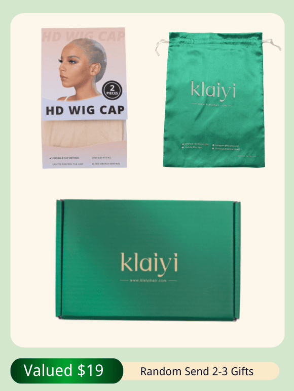 Klaiyi Transparent Full Lace Wigs 613 Blonde Body Wave Glueless Lace Wigs Human Hair 180% Density