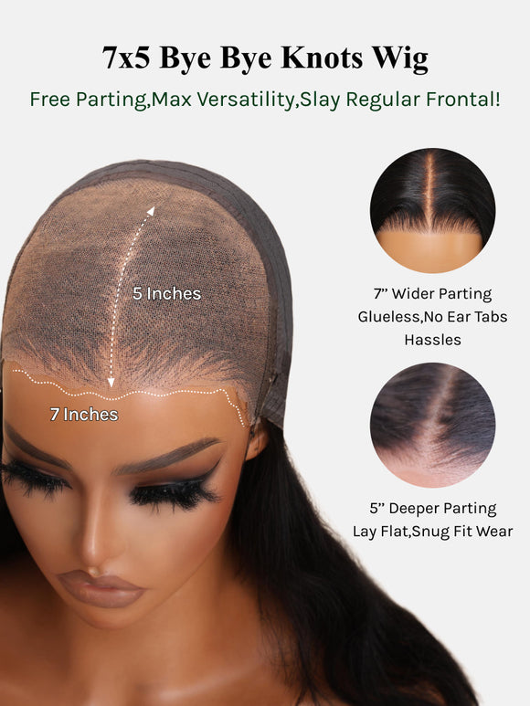 Klaiyi 4c Kinky Edge Kinky Curly Skin Melt 7x5 Bye Bye Knots Wig Virgin Human Hair Natural Hairline