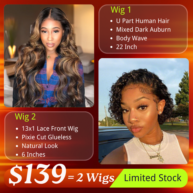 $139 Get 2 Wigs | Klaiyi BOGO Free Black Friday Special Offer Flash Sale