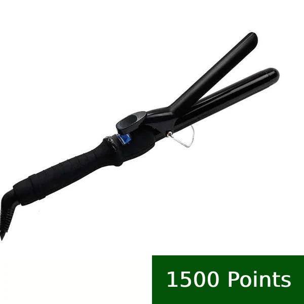 1500 Points | Professional Series Curling Iron 1.25 inch Dual Voltage for Traveling, Hair Waving Style Tool