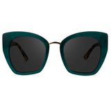 Klaiyi Copper Glow Wig Exclusive Gift UV Protection Summer Fashion Sunglasses