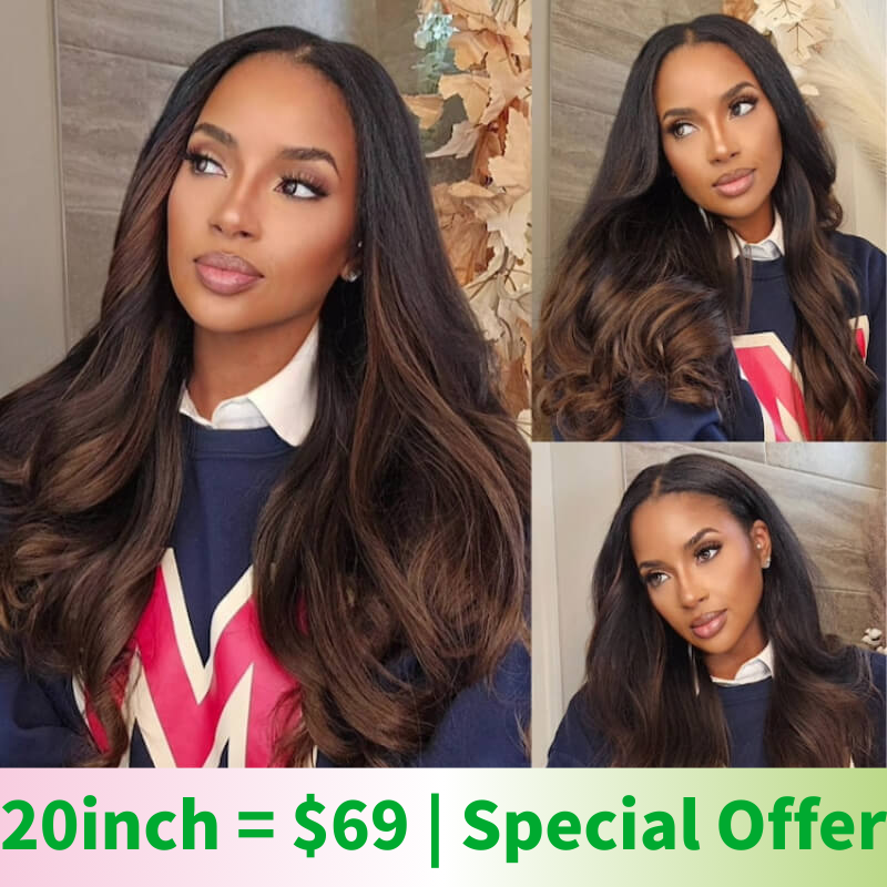 Super soft U Part Wigs Human Hair Body Wave klaiyi – KLAIYI