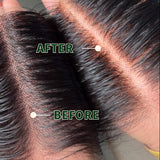 Klaiyi 250 Density Wig Pre-Cut Glueless Put On and Go Larger Size Closure Wig Beginner Friendly High Density Wigs