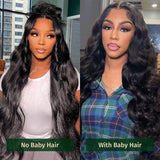 New User Exclusive | Klaiyi Pre-Cut Lace Wig Wear And Go Wig Body Wave Human Hair Wig with Breathable Cap Beginner Wig