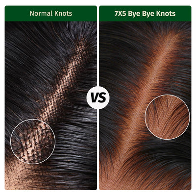 Klaiyi Put On and Go Glueless Bob Wig 13x4 Pre Everything/ 7×5 Bye Bye Knots Pre-Cut Lace Wig Beginner Friendly Flash Sale