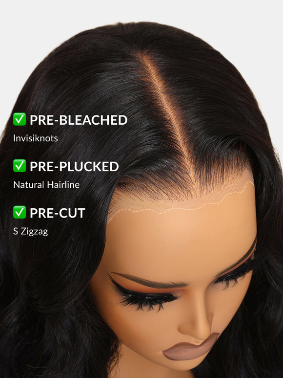 Extra 50% Off Code HALF50  | Klaiyi Put On and Go Glueless Bob Wig 13x4 Pre Everything/ 7×5 Bye Bye Knots Pre-Cut Lace Wig Beginner Friendly Flash Sale
