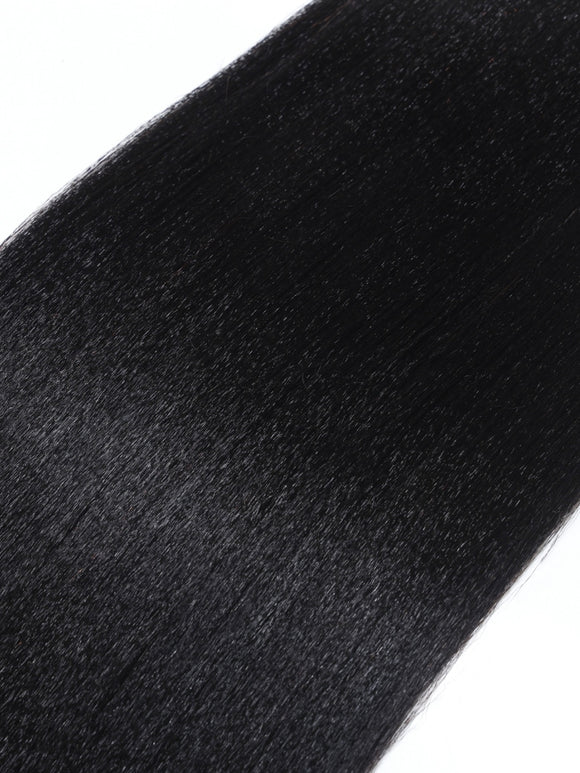 Klaiyi Yaki Straight Bundles - Vente Flash - Cheveux Brésiliens Vierges Humains Ultra Naturels - Tissage Yaki - 2/3/4 Paquets