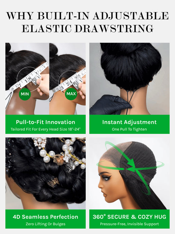 Extra 50% Off Code HALF50  | Klaiyi 7x5 Golden Brown Highlight Water Wave Bye Bye Knots Lace Closure Wig 150% Density