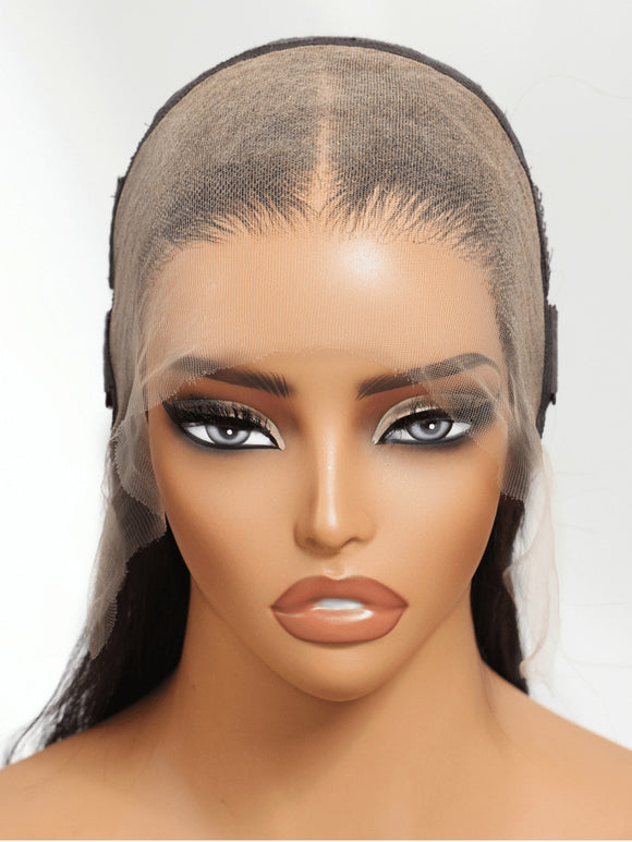 Klaiyi Luxury Quality 13x4 HD Lace Frontal Wig 200%/250% Density Available in Silk Straight / Body Wave / Water Wave Styles 15A Raw Human Hair