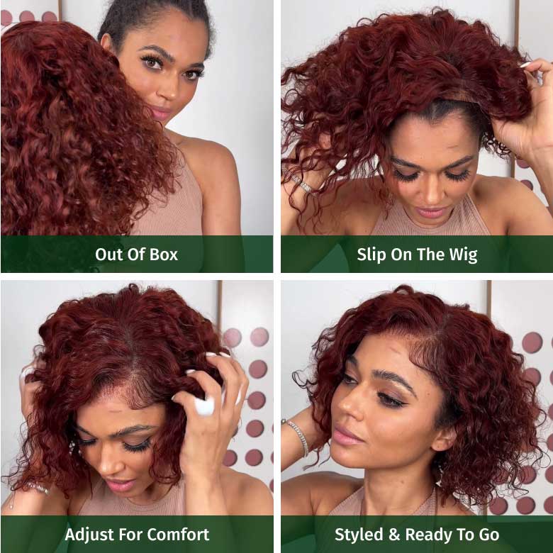 styled bob wig
