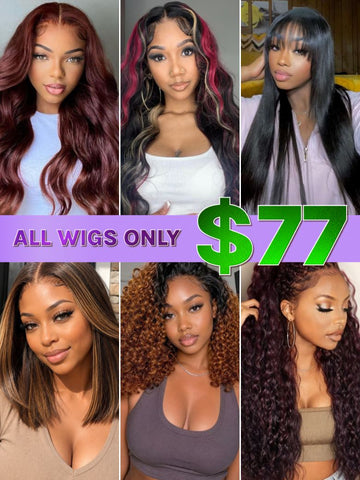 À partir de 39 $ | Vente flash Klaiyi du vendredi : perruques 100 % cheveux humains sans colle, stock limité