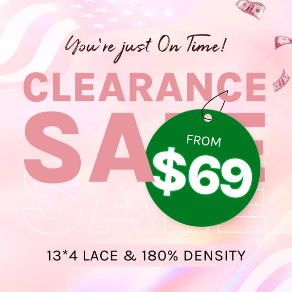 $69 Weekend Sale| 13x4 Lace Front Human Hair Wig 180% Density Premium Quality Subscriber Exclusive Limited Stock Flash Sale